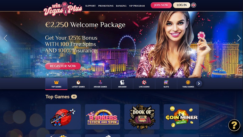 Vegas Plus casino bonusová nabídka