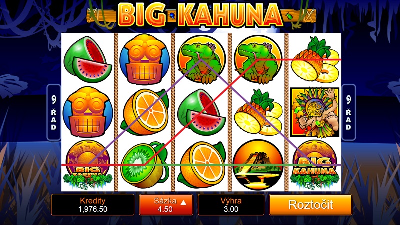 Big Kahuna náhled automatu