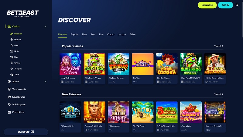 BetBeast casino
