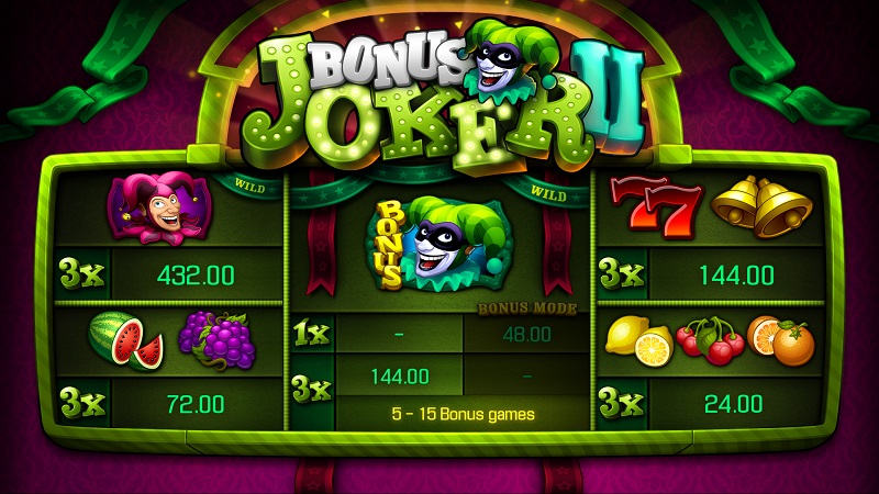 Bonus Joker II náhled automatu