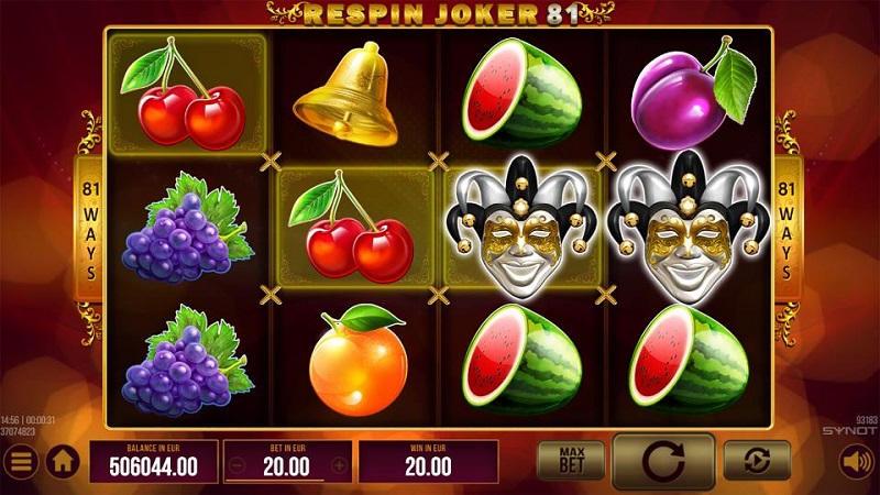 Respin Joker 81 náhled automatu
