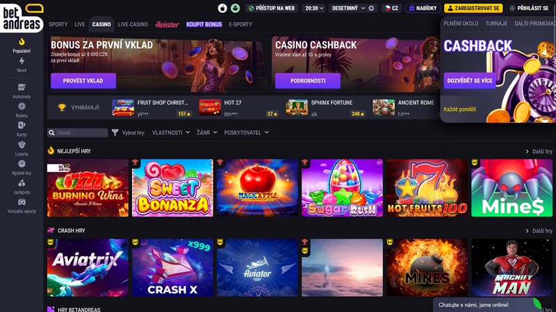 BetAndreas casino