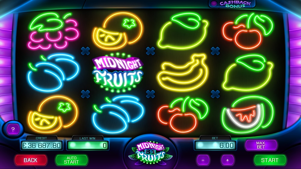 Midnight Fruits 81 náhled automatu