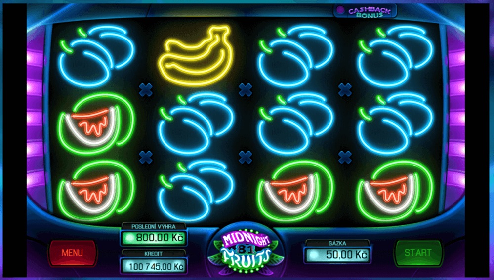 Midnight Fruits 81 náhled automatu