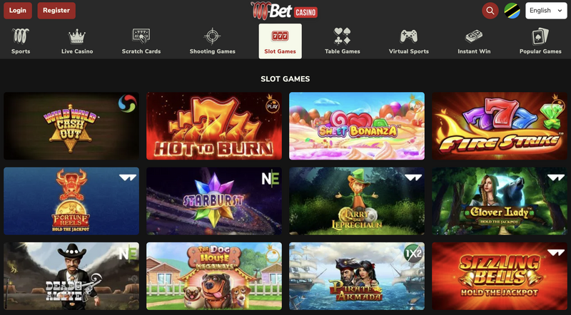 Online casino M-Bet se pyšní širokou nabídkou hazardních her