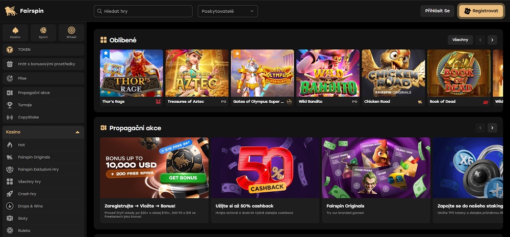 Fairspin casino náhled