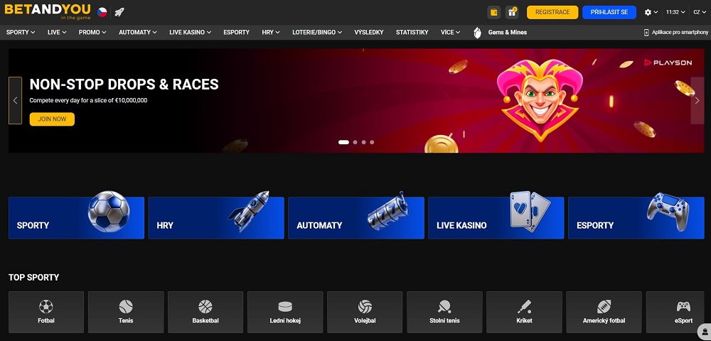 BETANDYOU casino náhled