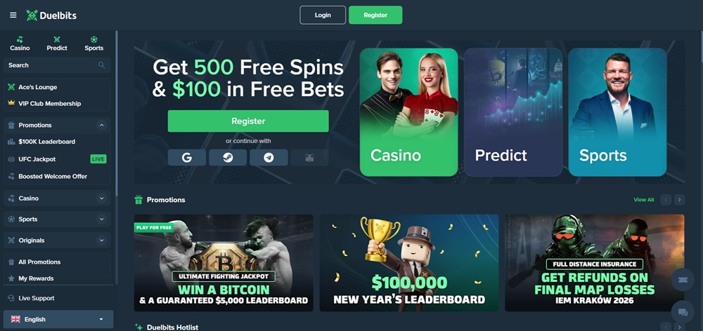 duelbits casino uvodni