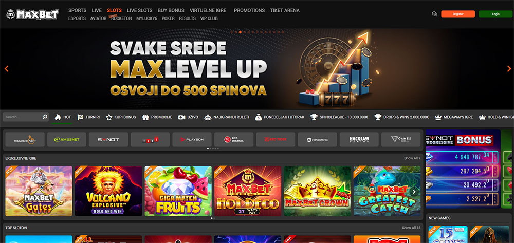 MaxBet nabízí mnoho populárních automatů