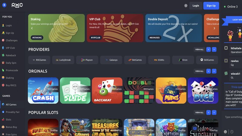 RXC Games casino