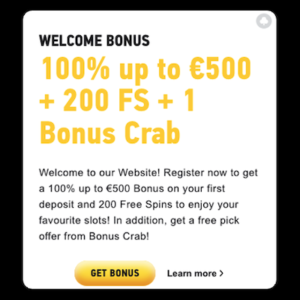 Vstupni Bonus