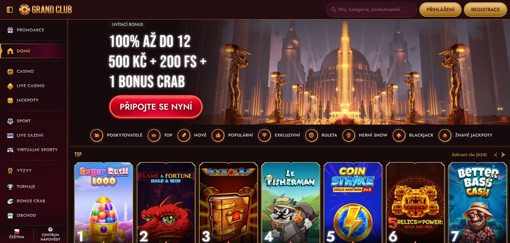 grandclub casino uvodni