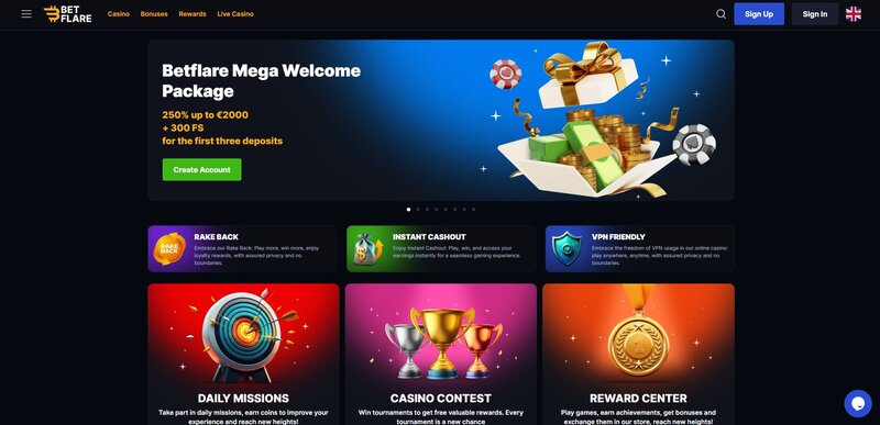 Betflare casino
