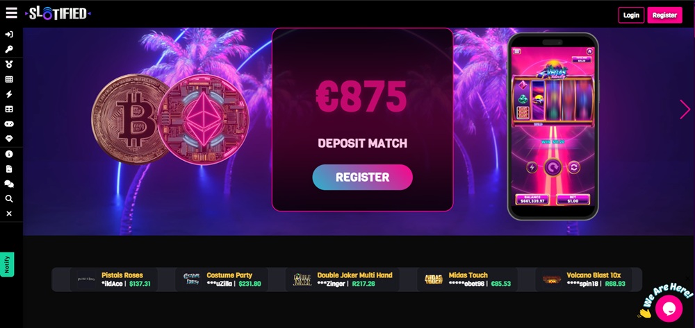 Slotified casino uvodni