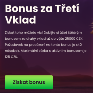 Bonus Ke Tretimu Vkladu