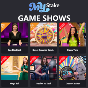 Game Shows v casinu MyStake