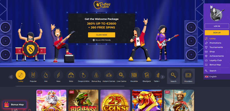 Rolling Slots casino
