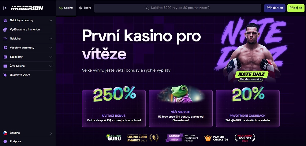 Immerion casino náhled