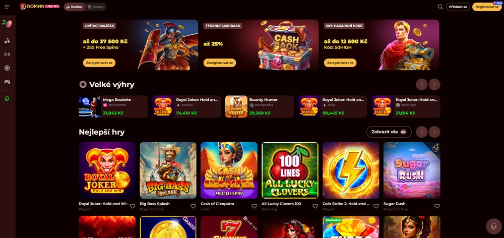 Roman Casino casino recenze