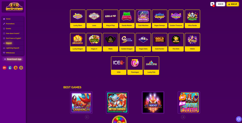 Bitspinwin casino