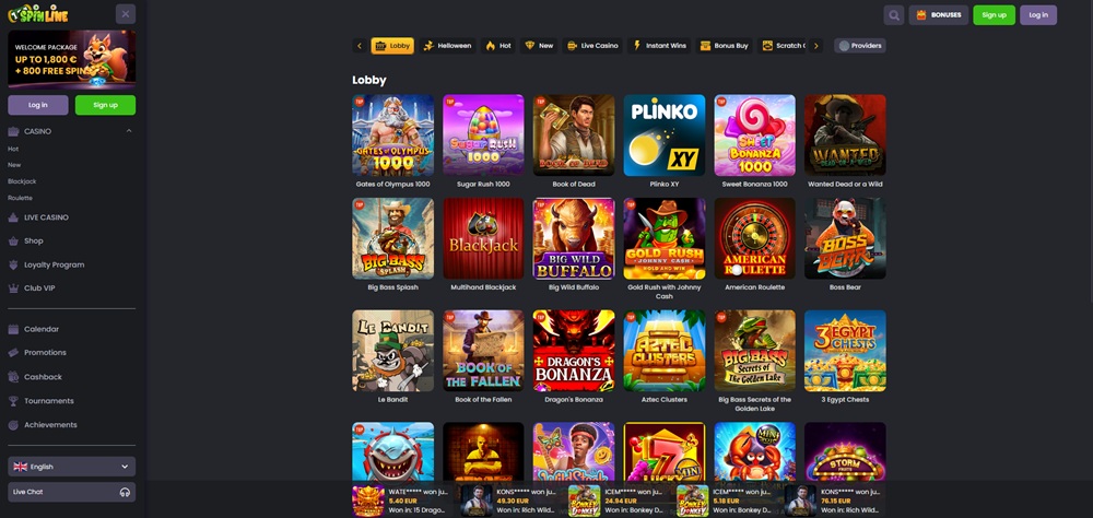 Spinline casino