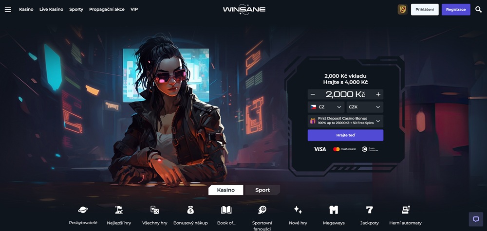 Web casina Winsane