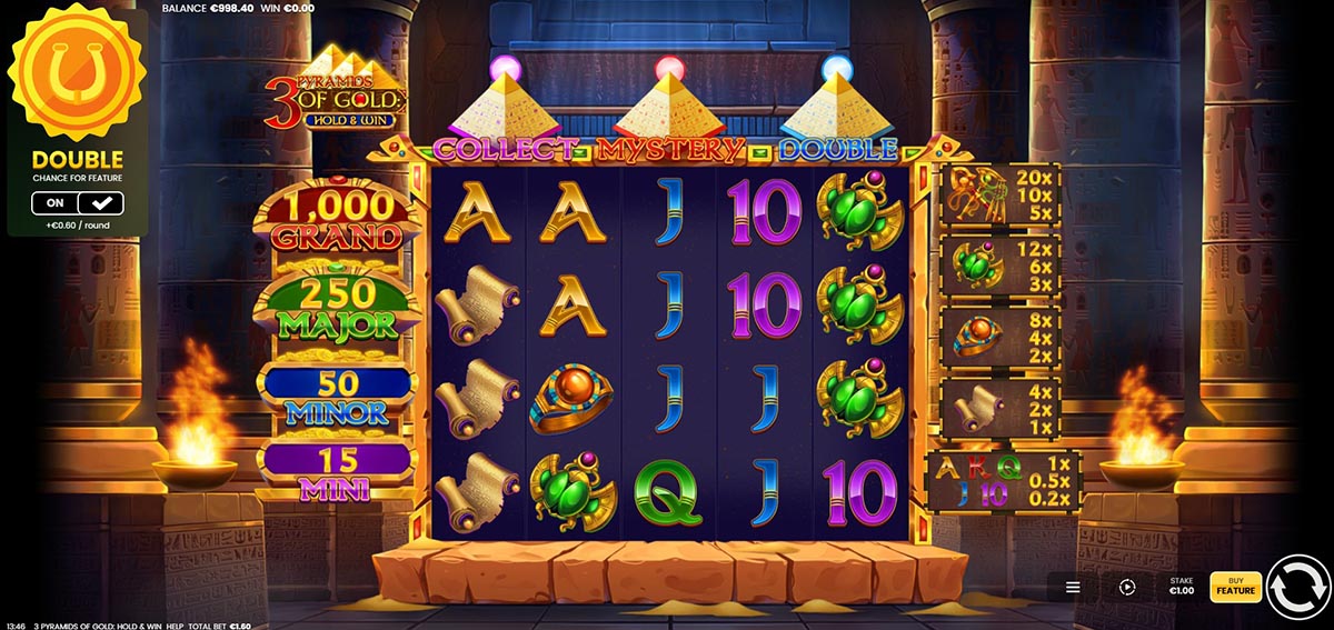 29881 3 Pyramids of Gold Hold & Win 1