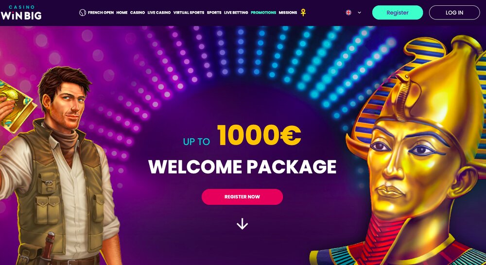 Casino WinBig uvítací bonus