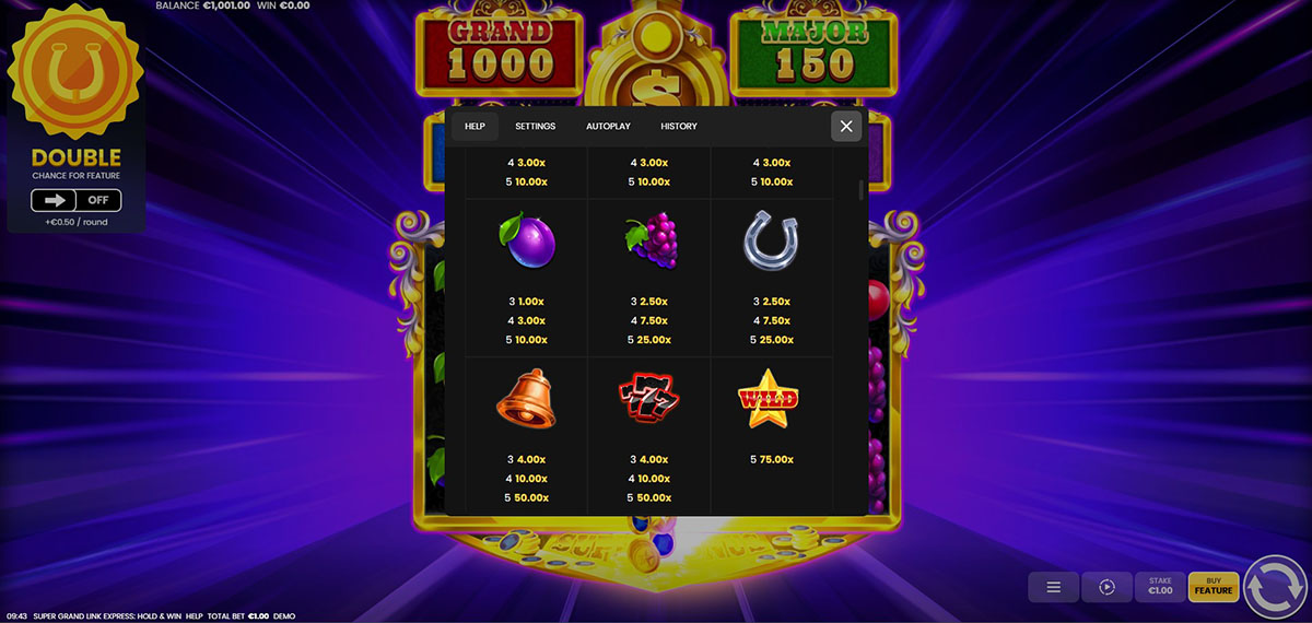 62844 Super Grand Link Express Hold & Win 1