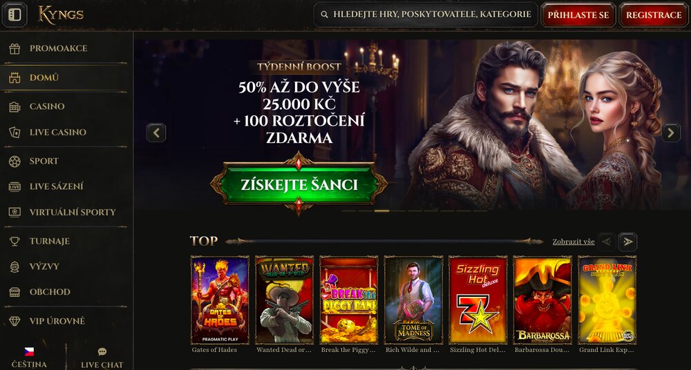 Kyngs casino homepage
