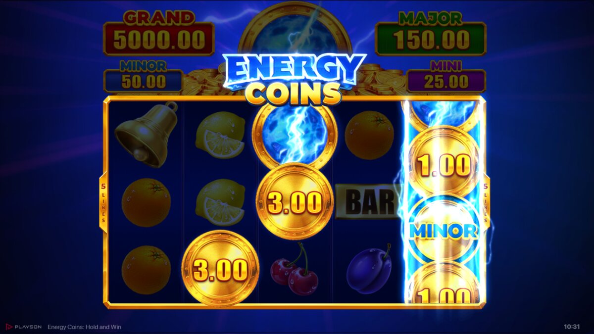 energy coins hold and win bonus