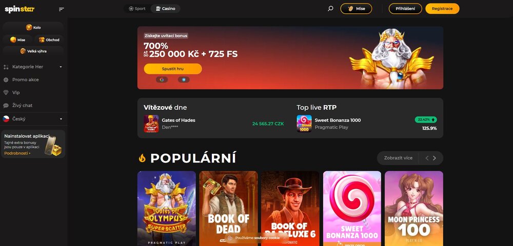 spinstarbet casino