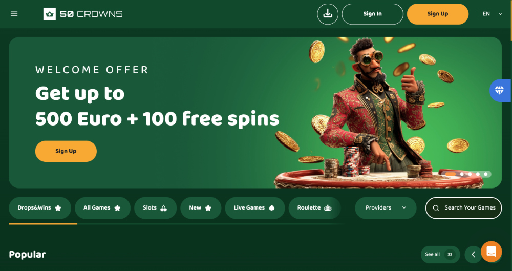 50 Crowns Casino
