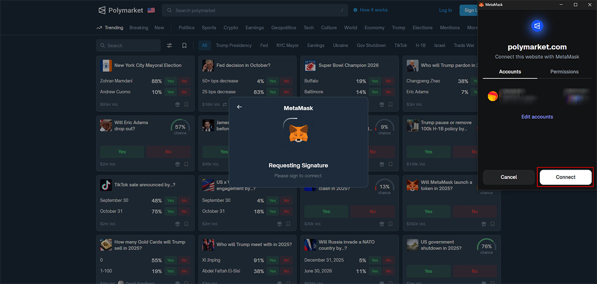 33507 polymarket metamask modula4